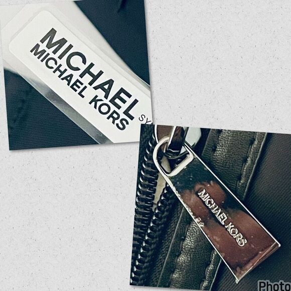 NWT Gorgeous Michael Kors Signature Sling Bag Fanny Pack with Silver Hardware main image 14